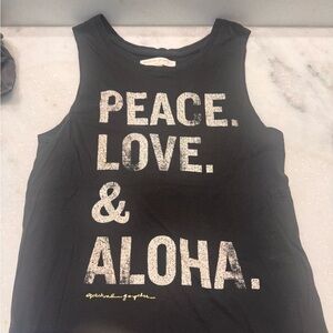 Spiritual Gangster Black Graphic Tank Top